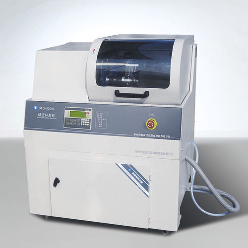 Металлографический станок для резки - GTQ-5000A  - Laizhou Weiyi Experiment Machine Manufacturing Co., Ltd. - с вращающейся пластиной / для металла / для проб