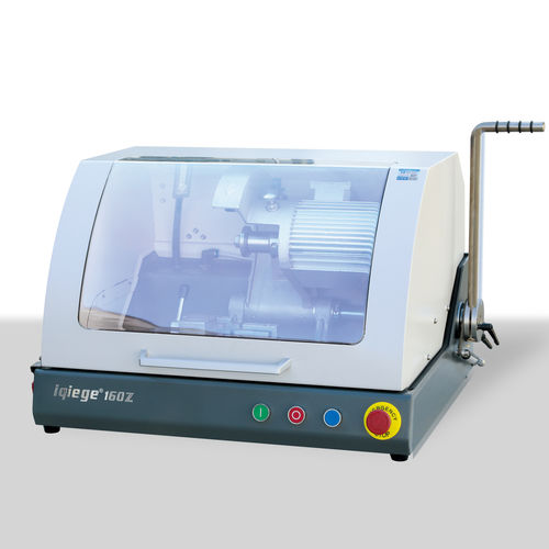 Станок для резки с вращающейся пластиной - iqiege ®-160Z - Laizhou Weiyi Experiment Machine Manufacturing Co., Ltd. - для металла / для проб / металлографический