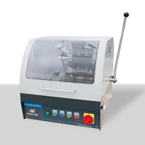Станок для резки с вращающейся пластиной - iqiege ®-180D - Laizhou Weiyi Experiment Machine Manufacturing Co., Ltd. - для металла / для проб / для лабораторий