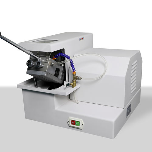 Станок для резки с вращающейся пластиной - iqiege ®-155D - Laizhou Weiyi Experiment Machine Manufacturing Co., Ltd. - для металла / для труб / металлографический