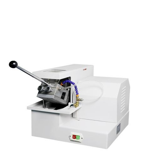 Станок для резки с вращающейся пластиной - iqiege&reg;155D - Laizhou Weiyi Experiment Machine Manufacturing Co., Ltd. - для металла / для проб / для лабораторий