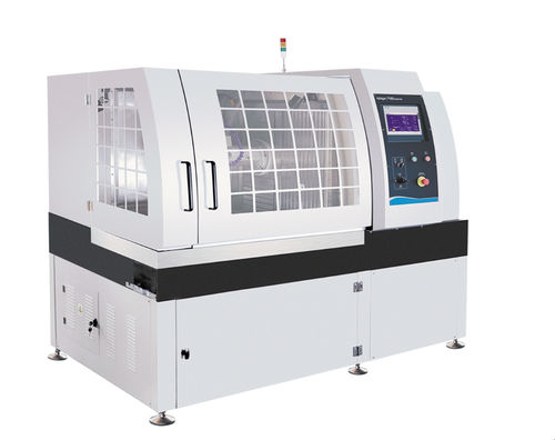 Станок для резки с вращающейся пластиной - iqiege&reg;7185 - Laizhou Weiyi Experiment Machine Manufacturing Co., Ltd. - для керамического материала / для металла / для камня