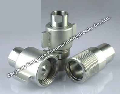 Гидравлический фитинг - KZE-BE series - Zhejiang Songqiao Pneumatic and Hydraulic Co.,Ltd - для газа / резьбовой / быстрый