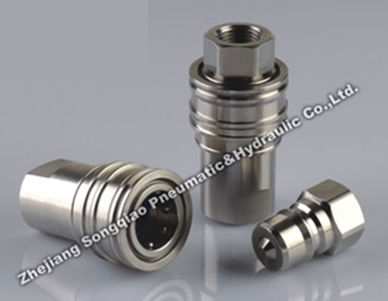 Гидравлический фитинг - LSQ-DJY series - Zhejiang Songqiao Pneumatic and Hydraulic Co.,Ltd - быстрый / из нержавеющей стали / герметичный