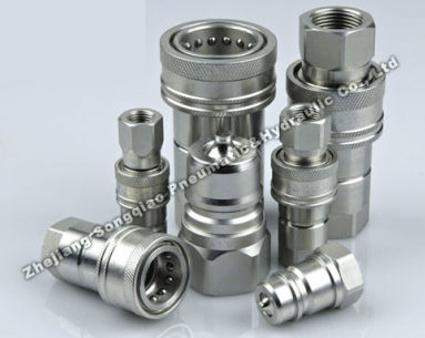 Быстроразъемное соединение - LSQ-ISOA series - Zhejiang Songqiao Pneumatic and Hydraulic Co.,Ltd - гидравлический / ISO / из стали