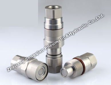 Быстроразъемное соединение - LSQ-VEP series - Zhejiang Songqiao Pneumatic and Hydraulic Co.,Ltd - гидравлический / резьбовой / из стали