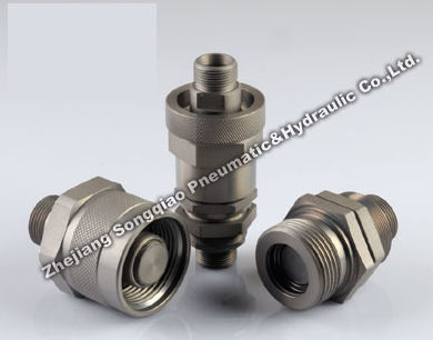 Гидравлический фитинг - LSQ-RK series - Zhejiang Songqiao Pneumatic and Hydraulic Co.,Ltd - резьбовой / быстрый / из стали