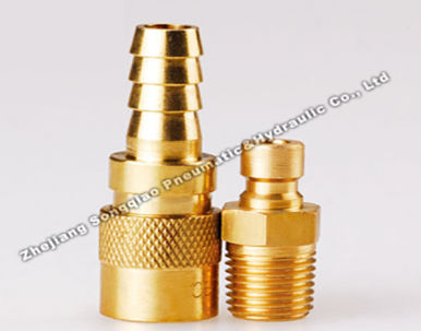 Быстроразъемное соединение - LSQ-Q1 series - Zhejiang Songqiao Pneumatic and Hydraulic Co.,Ltd - пневматический / из латуни / модульный