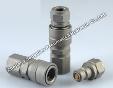Быстроразъемное соединение - LSQ-TF - Zhejiang Songqiao Pneumatic and Hydraulic Co.,Ltd - гидравлический / из стали / высокого давления