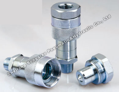 Быстроразъемное соединение - KZE-B series - Zhejiang Songqiao Pneumatic and Hydraulic Co.,Ltd - гидравлический / резьбовой / из стали