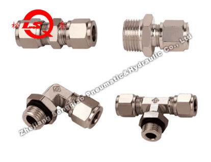 Пневматический фитинг - JKG  - Zhejiang Songqiao Pneumatic and Hydraulic Co.,Ltd - резьбовой / Т-образный / изогнутый