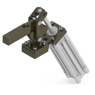 Пневматическое прижимное устройство - AOT-BII-200 - Steel Smith - вертикальное / откидное