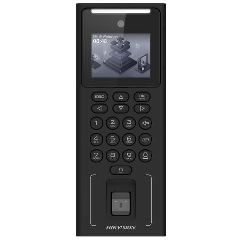 Терминал с клавиатурой - DS-K1T321EFWX - Hikvision - настенный / 320x240 / VIA