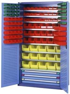Шкаф для цеха - max.  300 x 1 950 mm - THURMETALL - на ножках / двойная дверь / из стали