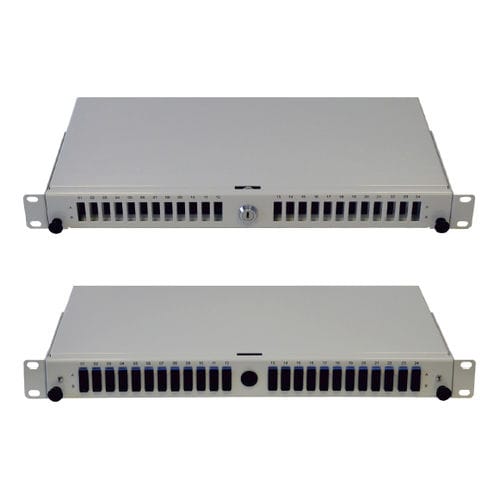 Сплайс-бокс для оптоволокна - ODF-19-1U-T* series - DLL Partners - стойка 19 дюймов / сталь