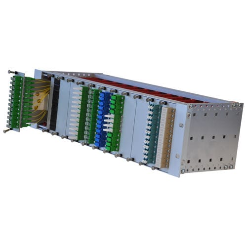 Коробка для распределения - OMP-19-3U  series - DLL Partners - стойка 19 дюймов / модульная / из металла