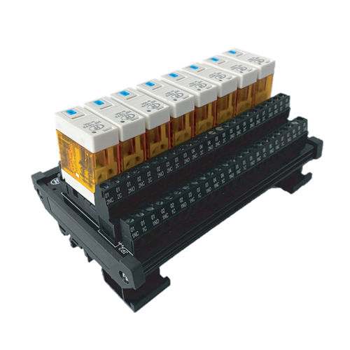 Модуль-реле для коммутации - HFGD7-5 series - Xiamen Hongfa Electroacoustic Co.,Ltd. - монтируемый на DIN-рейке