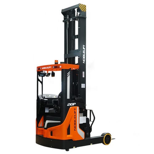 Электрогидравлическая подъемная тележка со съемной опорой - RT series - Noblelift Intelligent Equipment Co., Ltd. - с местом для сидения водителя / для загрузки / высокоскоростная