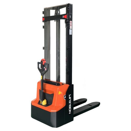 Штабелер на аккумуляторе - PSE12 series - Noblelift Intelligent Equipment Co., Ltd. - с пешим оператором / 24 В / 12 В