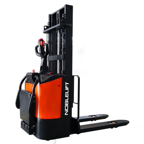 Электрический штабелер - PSE15-C - Noblelift Intelligent Equipment Co., Ltd. - с платформой для оператора / 12 В / транспортный
