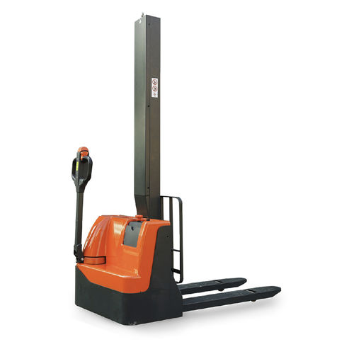 Электрический штабелер - PSE10M - Noblelift Intelligent Equipment Co., Ltd. - с сопровождающим оператором / 12 В / для складов