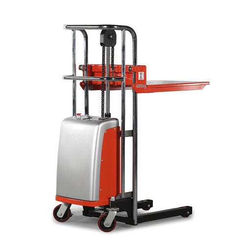 Штабелер с платформой - PS EPS series - Noblelift Intelligent Equipment Co., Ltd. - электрический / с ручным управлением / с сопровождающим оператором
