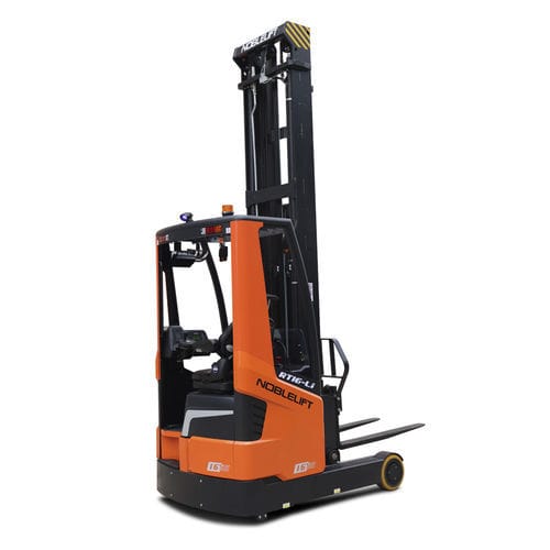 Подъемная тележка со съемной опорой с питанием от аккумулятора - RT16Li - Noblelift Intelligent Equipment Co., Ltd. - с местом для сидения водителя / сверхточная / высокоэффективная