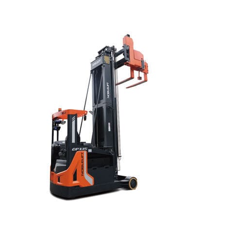 Электрическая подъемная тележка со съемной опорой - OPX15 - Noblelift Intelligent Equipment Co., Ltd. - с местом для сидения водителя / AGV / для узкого прохода