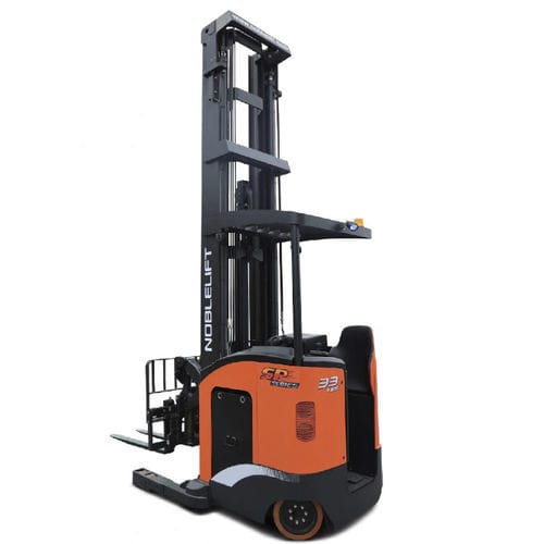 Электрическая подъемная тележка со съемной опорой - RT series - Noblelift Intelligent Equipment Co., Ltd. - со «стоячим» водителем / для складов / сверхточная