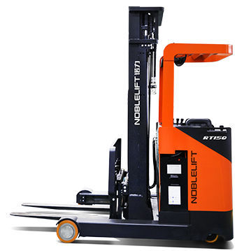Электрогидравлическая подъемная тележка со съемной опорой - RT150 - Noblelift Intelligent Equipment Co., Ltd. - с местом для сидения водителя / для узкого прохода / для складов