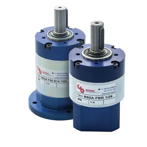 Планетарный редуктор - R 60 A series - BERNIO ELETTROMECCANICA s.n.c. - коаксиальный / со сплошным валом / 10-20 Nm