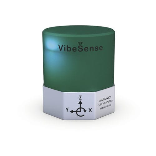 Акселерометр bluetooth - VibeSense - Motionics, LLC - трехосевой / MEMS / компактный