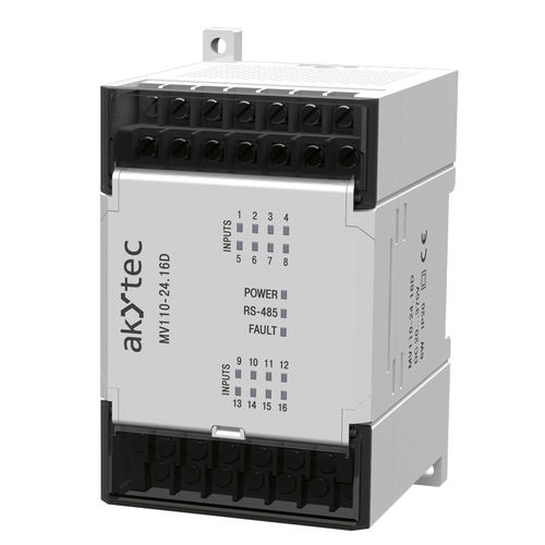Цифровой входной модуль - MV110-24.16DN - akYtec GmbH - ModBUS RTU / RS485 / 16 цифровых входов