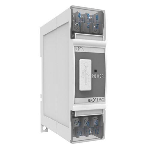 Трансмиттер температуры на DIN-рейке - NPT1 - akYtec GmbH - термопара / RTD / USB