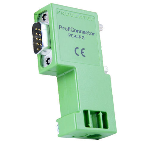 Соединитель для передачи данных - PC-C-PG/G - PROCENTEC - винтовой / с розеткой / с арматурным каркасом