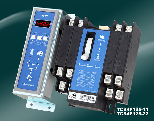 Автоматический блок автоматического переключения - TCS2P125 / TCS3P125 / TCS4P125 - Kutai Electronics Industry Co., Ltd. - для установки на панель / для резервного питания / для генератора