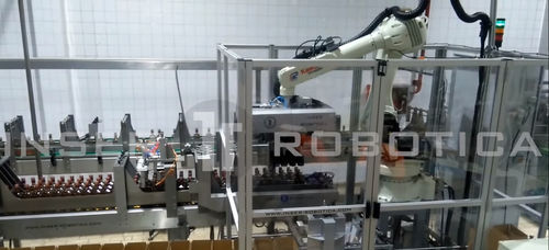 Станок для укладывания в ящики с загрузкой сверху - Inser Robótica S.A - роботизированный / для бутылок / компактный