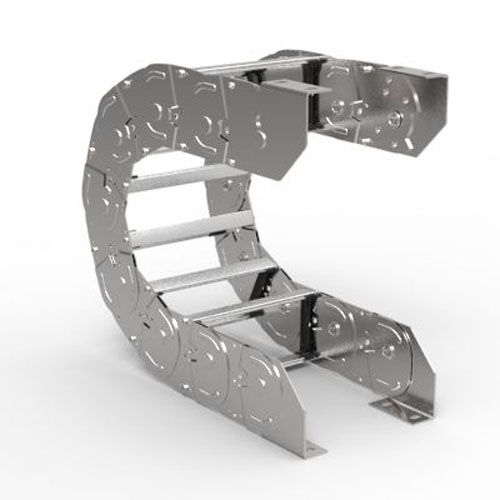 Открытая цепь для кабелей - 45T - Brevetti Stendalto - из стали / из нержавеющей стали / с алюминиевыми разделителями