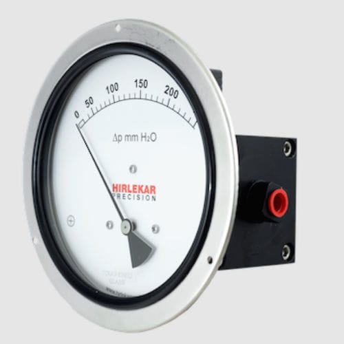 Дифференциальный манометр - 400 DGC - Hirlekar Precision Instruments, Pune - со шкалой / с фланцем / NPT 1/4