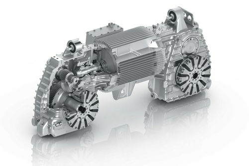 Железнодорожный редуктор для подвесной железной дороги - ZF Friedrichshafen AG - с конической передачей