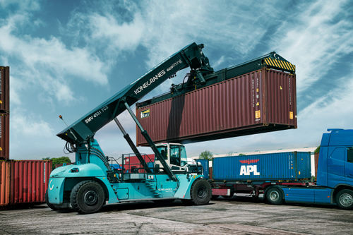 Телескопический вилочный погрузчик контейнеровоз - Flow Drive - Konecranes