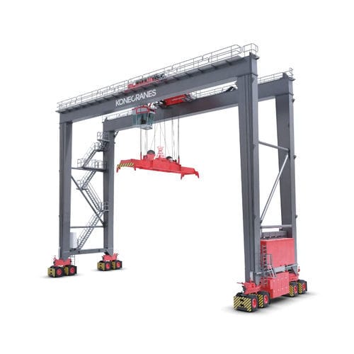Колесный козловой кран - RTG - Konecranes - для контейнера / двухбалочный / для высоких нагрузок