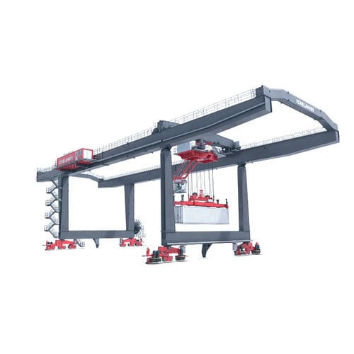 Козловой кран на рейке - RMG - Konecranes - для контейнера / двухбалочный / для высоких нагрузок