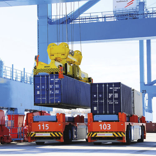 AGV для погрузки/разгрузки контейнеров - Lift AGV - Konecranes - для трансфера пациента / транспортная / для подъема