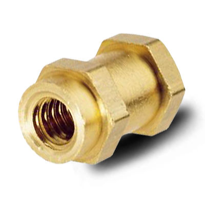 Резьбовая вставка - 10015BS22-30BR - Yardley Products - из латуни / круглая / для пластмассы