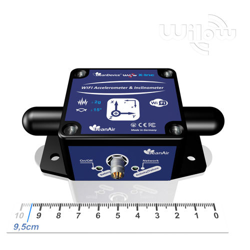 Акселерометр 3 оси - Beandevice® Wilow® X-INC  - BeanAir GmbH - MEMS / с защитой / WiFi