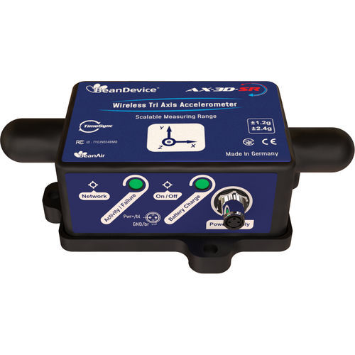 Датчик ускорения 3 оси - 2.4GHz AX-3D SR - BeanAir GmbH - MEMS / с вибрирующими пластинами / компактный