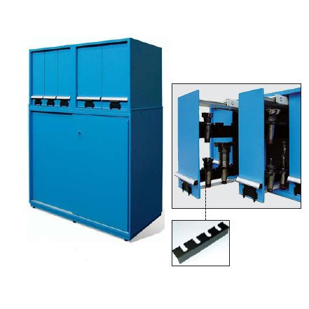 Шкаф для офиса - AV 700/1400 series - SARRALLE - на ножках / со стеллажами / из металла
