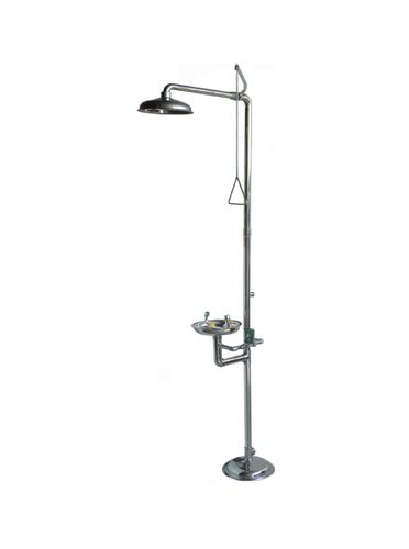 Напольный аварийный душ - ISTEC&reg; Type ESW 15031000-15031500 - IST Safety Ltd - фонтан для промывки глаз/лица / для интерьера