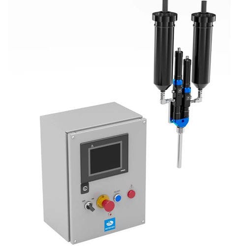 Дозатор-смеситель для эпоксидной смолы - LiquidFlow 2 - Meter Mix Systems Ltd. - метакрилатный клей / для полиуретанового клея / силиконовый